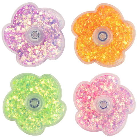 Keycraft Jucarie antistres Fidget Spinner - Floricica cu sclipici