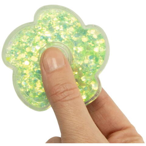Keycraft Jucarie antistres Fidget Spinner - Floricica cu sclipici