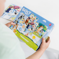 Totum Set pictura cu degetele - Bluey