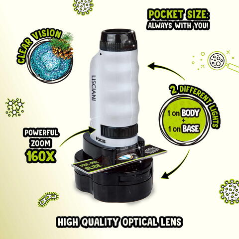 LISCIANI Experimentele micului geniu - Microscop Mini - RESIGILAT
