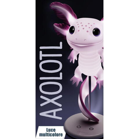 LISCIANI Lampa de veghe multicolora Rainy Days - Axolotl