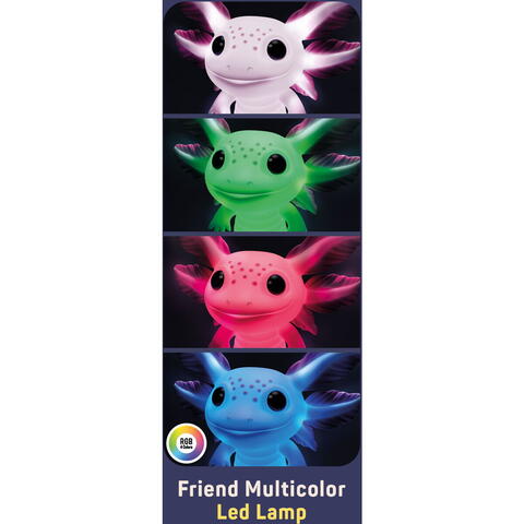 LISCIANI Lampa de veghe multicolora Rainy Days - Axolotl