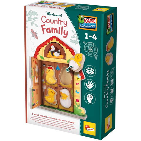 LISCIANI Joc Montessori - Gaina cu pui
