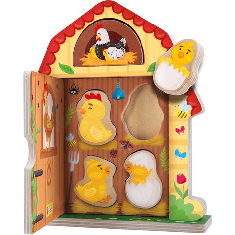 LISCIANI Joc Montessori - Gaina cu pui