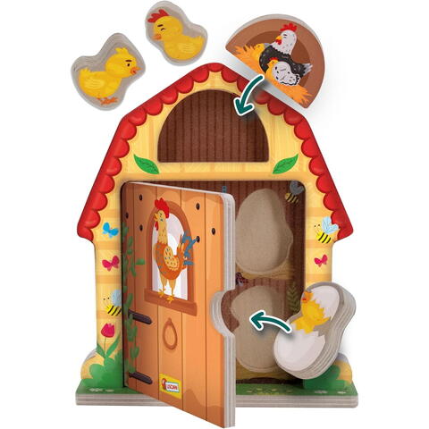 LISCIANI Joc Montessori - Gaina cu pui