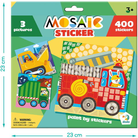 Dodo Mozaic cu autocolante - Mijloace de transport