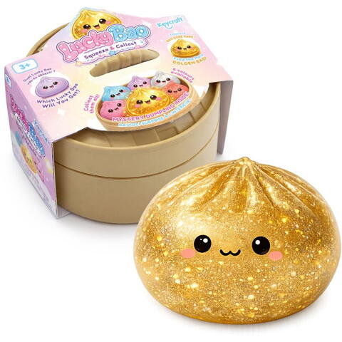 Keycraft Jucarie antistres Lucky Bao - mini galusca norocoasa