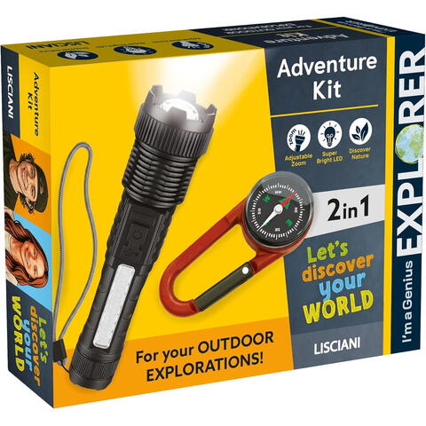 LISCIANI Micul geniu explorator - Lanterna & busola