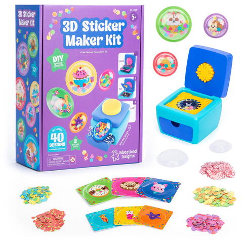 Educational Insights Kit creatie abtibilduri 3D