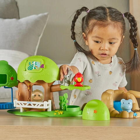 Learning Resources Peeksville® - Casuta animalelor din Safari