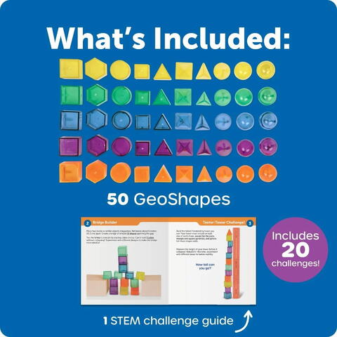 Learning Resources Set STEM Explorers™ - Provocari cu corpuri geometrice
