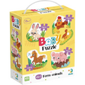 Dodo Puzzle 4 in 1 - Ferma vesela ( 2, 3, 4 piese)