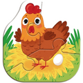 Dodo Puzzle 4 in 1 - Ferma vesela ( 2, 3, 4 piese)
