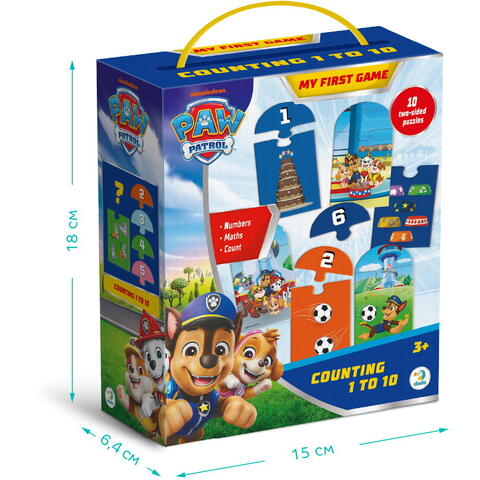 Dodo Puzzle de asociere cu numere - Paw Patrol