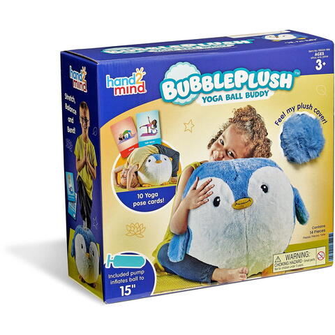 Hand2Mind Minge Yoga BubblePlush™ - Pinguin - RESIGILAT