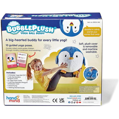 Hand2Mind Minge Yoga BubblePlush™ - Pinguin - RESIGILAT