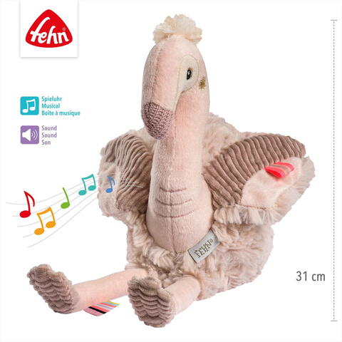 Fehn Jucarie muzicala cu senzor plans - Flamingo