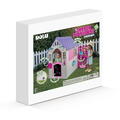 DOLU Casuta deluxe pentru copii - Alb & roz