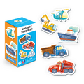 Dodo Set magnetic RESIGILAT- Invat mijloacele de transport in lb. engleza