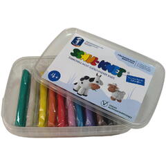 FEUCHTMANN Set batoane plastilina - 10 culori - RESIGILAT