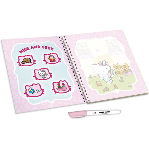 LISCIANI Waterbook: Carte de colorat cu apa - Hello Kitty