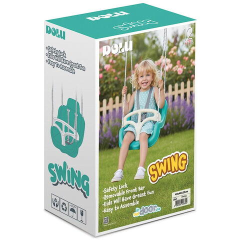 DOLU Leagan convertibil 2 in 1 - Pastel - RESIGILAT