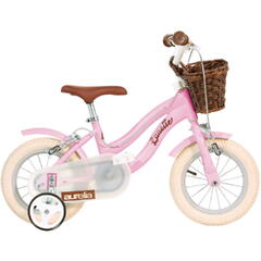 Bicicleta copii 12" - Retro (roz)