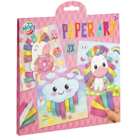 Moxy Set creativ 3D cu hartie - Unicorn
