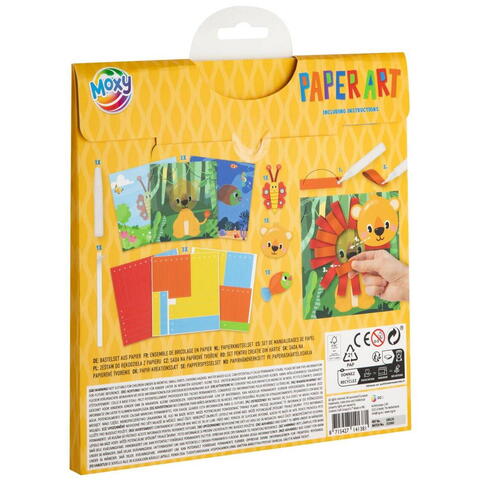 Moxy Set creativ 3D cu hartie - Animalute