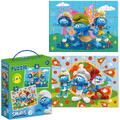 Dodo Puzzle 2 in 1 - Distractie cu Strumfii (24,36 piese)