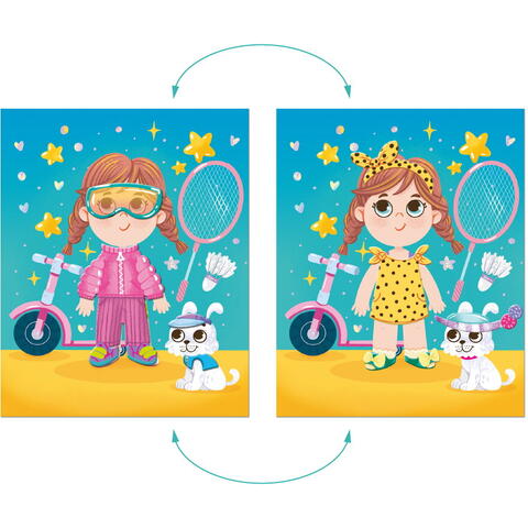 Dodo Set cu abtibilduri reutilizabile - Parada modei