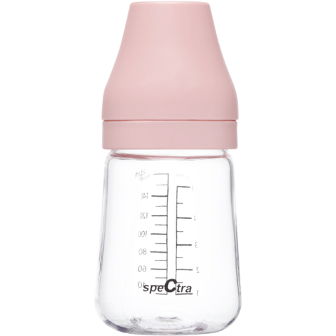 SPECTRA Biberon PA anticolici premium cu tetina S, roz (160 ml)
