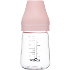 SPECTRA Biberon PA anticolici premium cu tetina S, roz (160 ml)