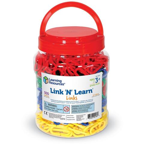 Learning Resources Linknlearn - verigi 4 culori set 500