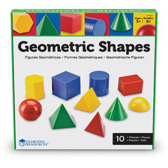 Corpuri geometrice din plastic - 10 piese