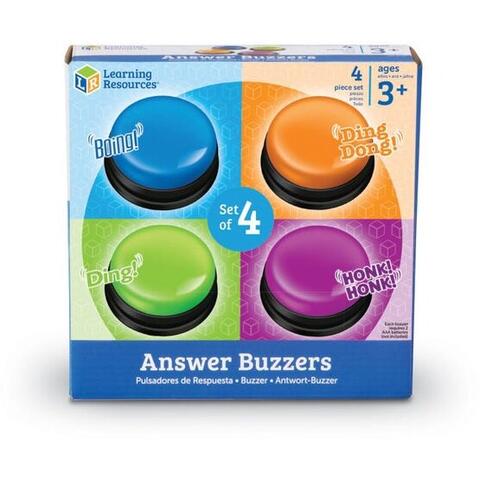 Learning Resources Buzzers (cu sunete pentru raspuns) - set 4 buc