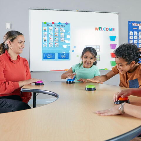 Learning Resources Buzzers (cu sunete pentru raspuns) - set 4 buc