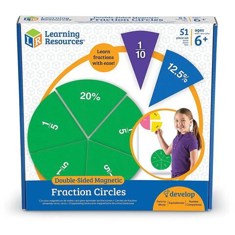 Learning Resources Cercuri magnetice cu fractii