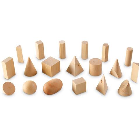Learning Resources Forme geometrice din lemn (set 19)