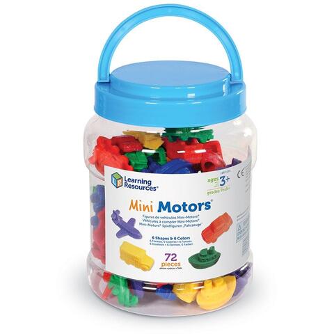 Learning Resources Mini vehicule pentru numarat - set 72 buc
