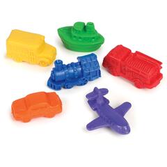 Mini vehicule pentru numarat - set 72 buc