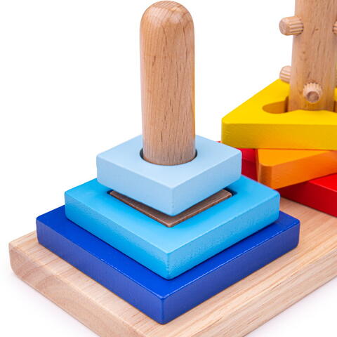BIGJIGS Toys Joc de potrivire - 3 forme geometrice