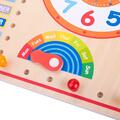 BIGJIGS Toys Calendar luni, zile, data si ora