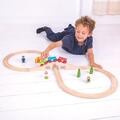 BIGJIGS Toys Set tren cu cale ferata circulara
