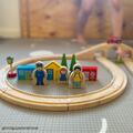 BIGJIGS Toys Set tren cu cale ferata circulara
