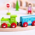 BIGJIGS Toys Set tren cu cale ferata circulara
