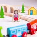 BIGJIGS Toys Set tren cu cale ferata circulara