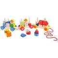 BIGJIGS Toys Trenuletul colorat cu forme