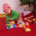 BIGJIGS Toys Trenuletul colorat cu forme