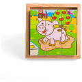 BIGJIGS Toys Puzzle cubic - animale domestice